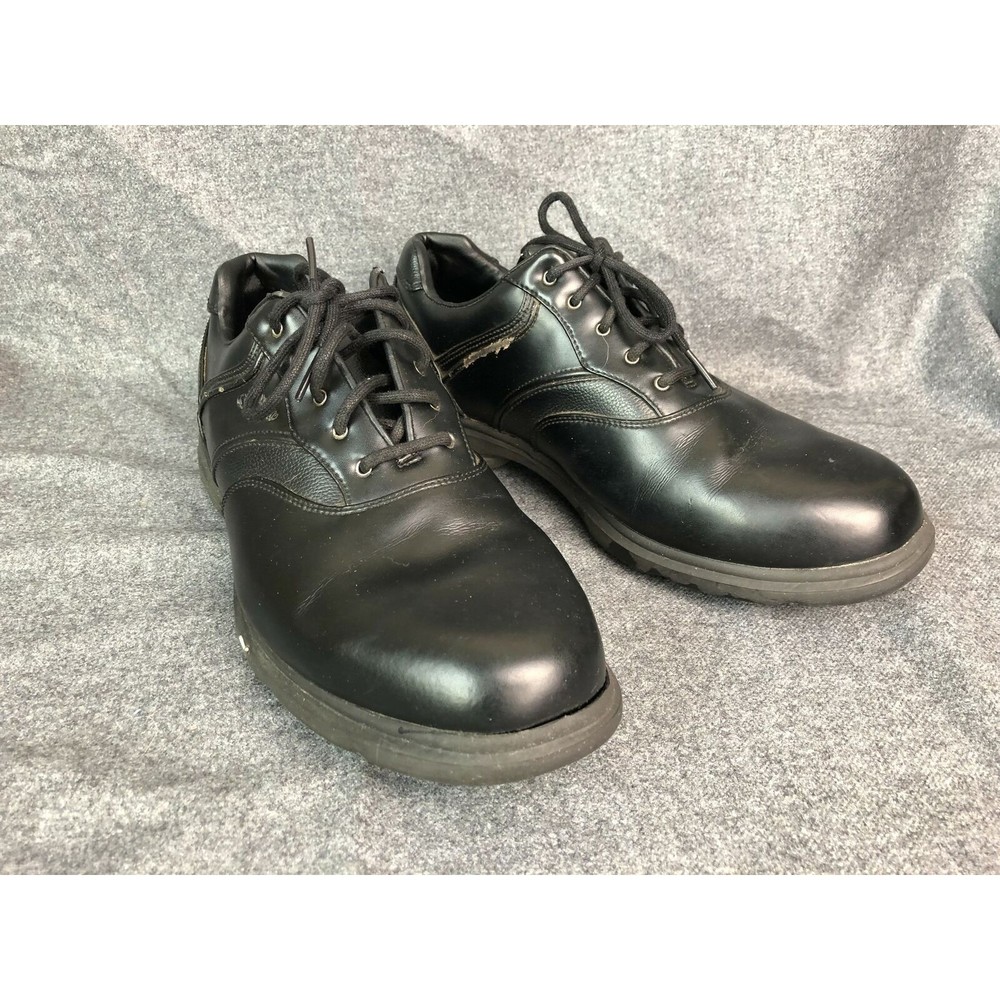 Callaway Men's Golf Spikes Shoes M298 US 8.5 UK 7.5 Black Leather Cleats
